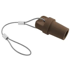 Male Device Cap, For 300/400A 600V AC/DC, Single Conductor Series 16 Cam lock. BROWN