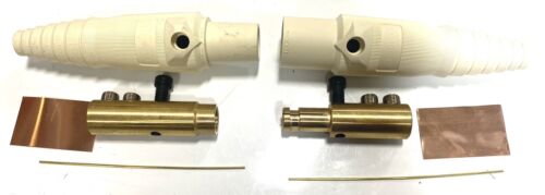 Hubbell SERIES 16 SINGLE POLE DEVICE (CAMLOCK) HBL300 White Male, Female Pair