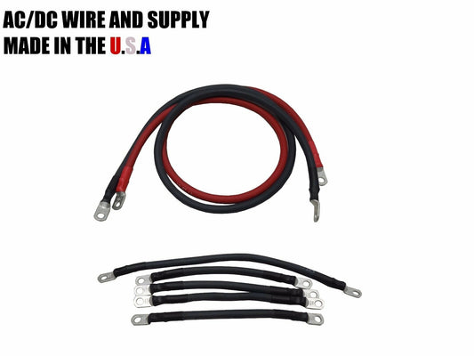 # 2 Awg HD Golf Cart Battery Cable 7pc Set 94/UP E-Z-GO 48 Volt U.S.A MADE