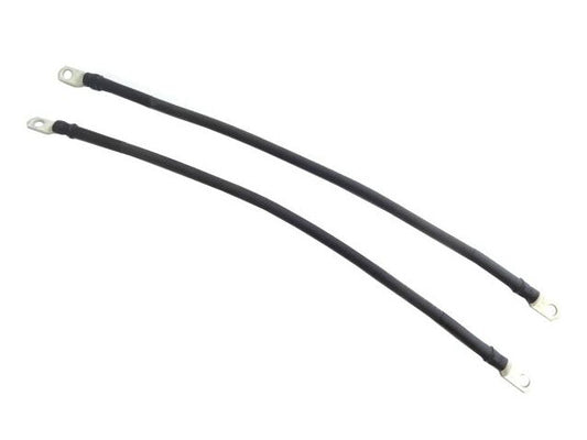 # 2 Awg HD Golf Cart Battery Cable (2-12" Black) E-Z-GO Jumper Cables U.S.A MADE