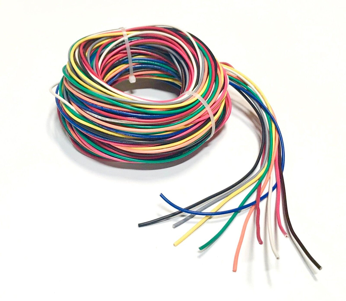 18 AWG GAUGE WIRE 10 COLORS 5 FT EA PRIMARY STRANDED COPPER POWER REMOTE CABLE