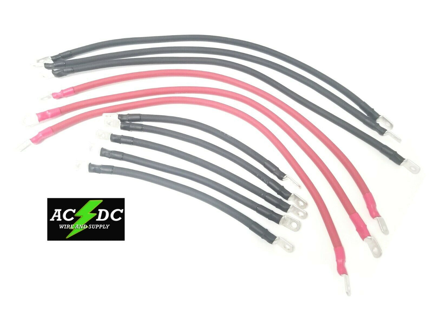 2002 YAMAHA G19E ALTIMA 48V GOLF CART BATTERY CABLE 11 PC SET