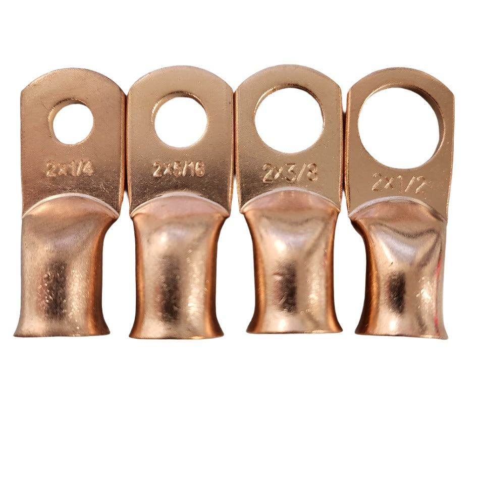 2 GAUGE BARE COPPER LUGS