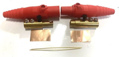 Hubbell SERIES 16 SINGLE POLE DEVICE (CAMLOCK) HBL300FRD HBL300MRD PAIR RED