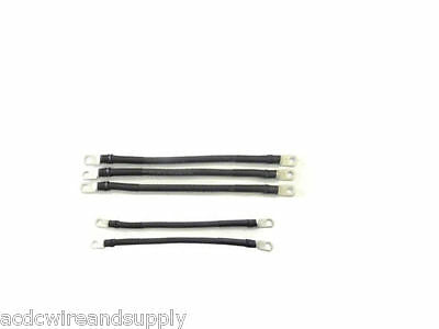 # 6 Awg HD Golf Cart Battery Cable 5 pc Black Yamaha G19 (96-02) Set U.S.A MADE