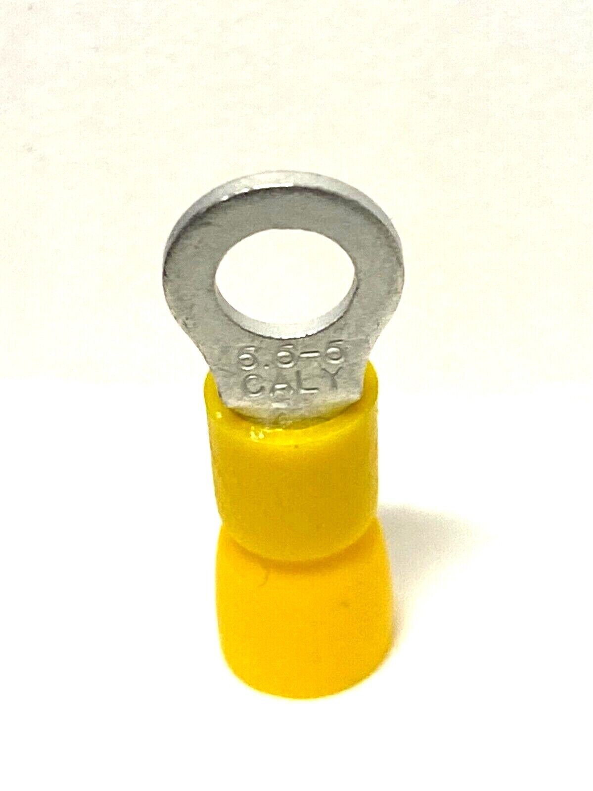 12-10 VINYL RING TERMINAL ELECTRICAL CONNECTOR YELLOW YOU CHOOSE SIZE