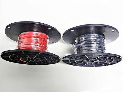 16 GAUGE TFFN TEWN WIRE BLACK + RED 100 FT EA 600V COPPER STRANDED GROUND WIRE