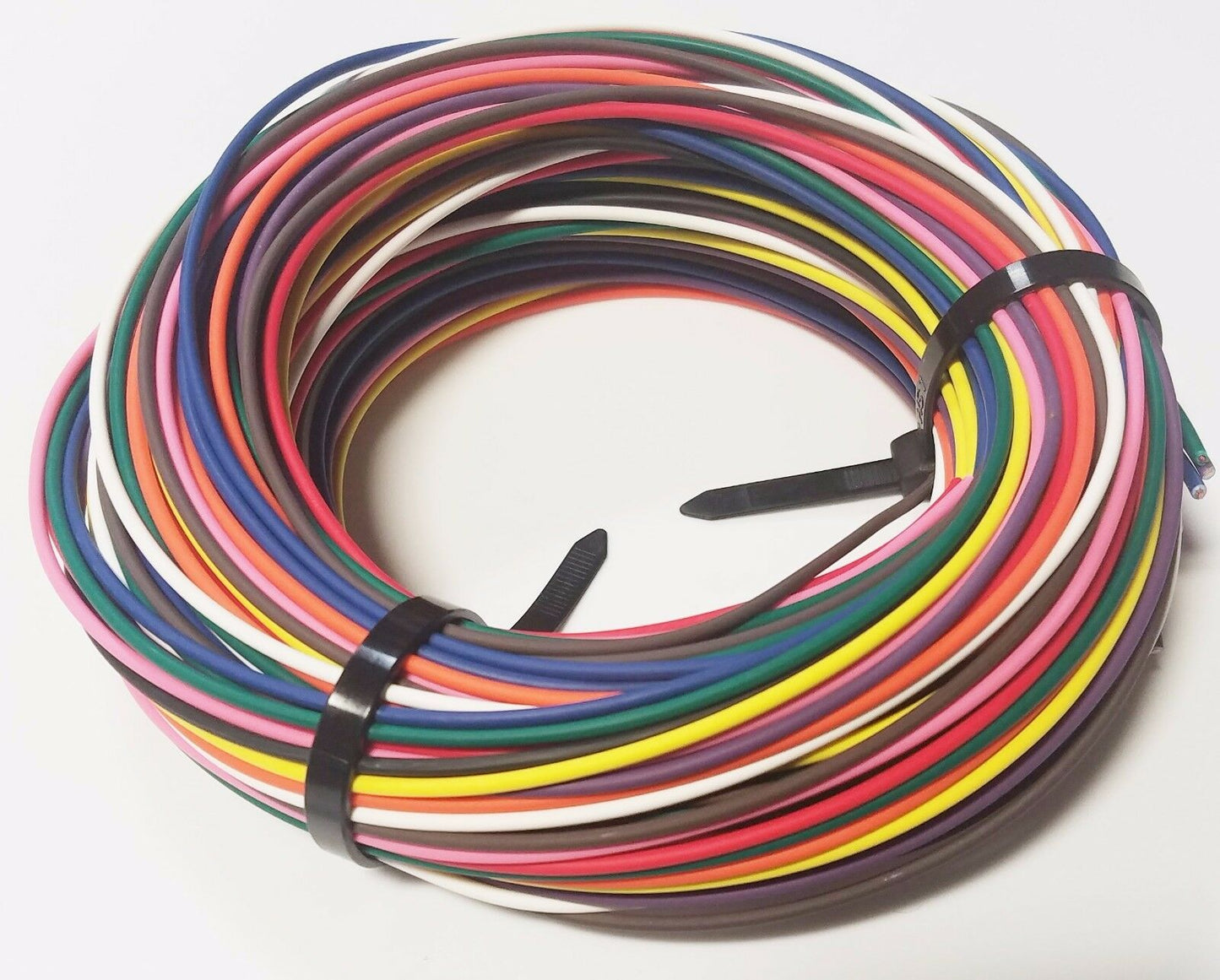 AUTOMOTIVE WIRE - 16 GAUGE GA HIGH TEMP TXL WIRE TEN 10 COLORS - 10' EA U.S.A