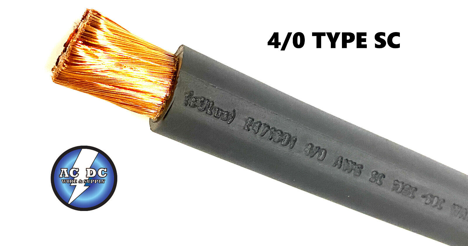 4/0 AWG Type SC Entertainment and Stage Lighting Cable 50 FT – AC/DC ...