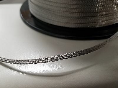 5 FEET 1/8 BRAIDED BRAID STAINLESS EXPANDABLE SLEEVE WIRE HARNESS LOOM