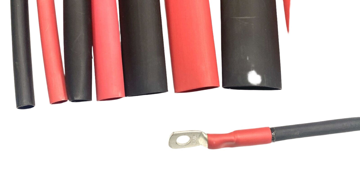 PRE CUT HEAT SHRINK TUBING DUAL WALL ADHESIVE 3:1 YOU CHOOSE SIZE.