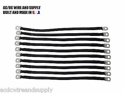 # 1 Awg HEAVY DUTY (10 Pc @ 16") SOLAR BATTERY BANK WIRE SET U.S.A MADE